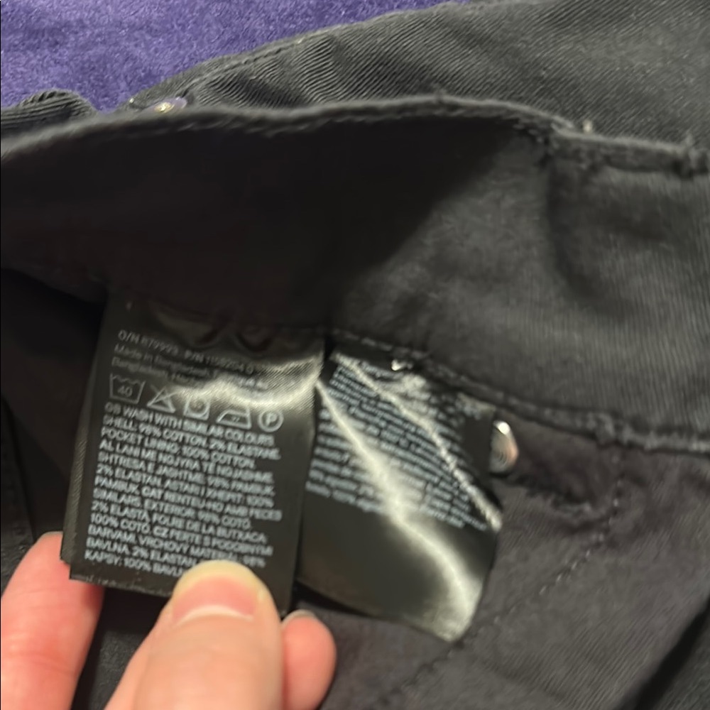 Men's Black Shorts H&M 33 - Picture 3 of 4